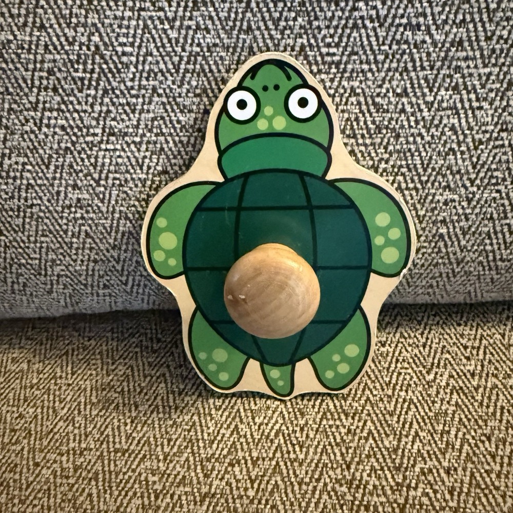 Melissa And Doug Jumbo Knob Peg Puzzle REPLACEMENT Turtle Replacement Piece